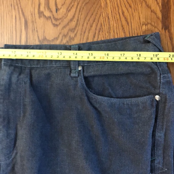 BETABRAND Mens 38 Sons of Britches Dark Gray Straight Relaxed Denim Jeans Travel - Picture 9 of 15